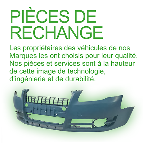 Pièces de rechange