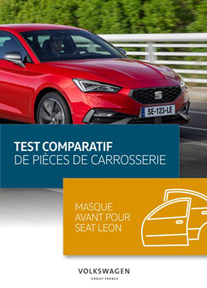 Test comparatif de pièces de carrosserie - Masque avant pour Seat Leon